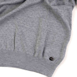 Hettabretz - Crocodile Insert Zipp Pull Cashmere & Silk Polo Grey - T-Shirt | Outlet & Sale