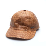 Hettabretz - Crocodile Luxury Cap with Logo - Honey / Brown - Hat | Outlet & Sale