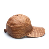 Hettabretz - Crocodile Luxury Cap with Logo - Honey / Brown - Hat | Outlet & Sale