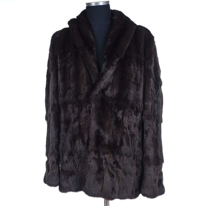 Hettabretz - Double Breast Petit Gris Squirrel Coat - Fur Jacket | Outlet & Sale