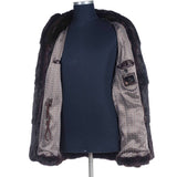 Hettabretz - Double Breast Petit Gris Squirrel Coat - Fur Jacket | Outlet & Sale