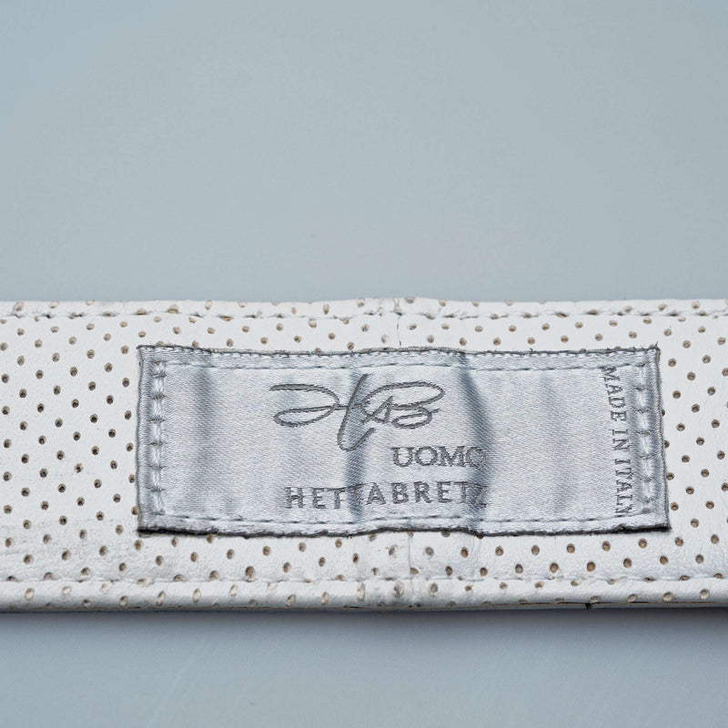 Hettabretz - Hettabretz Logo Blue Alligator Wide Belt - Belt | Outlet & Sale