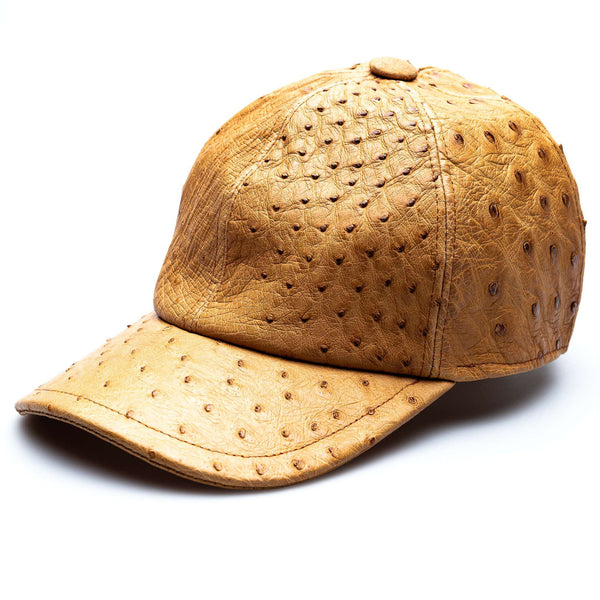 Hettabretz - Ostrich Leather Cap - Hat | Outlet & Sale