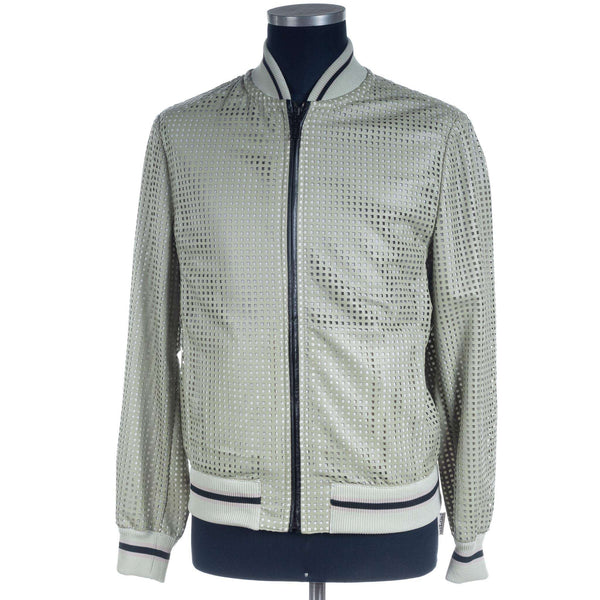 Hettabretz - Perforated Lambskin College Jacket/Blouson - Jacket | Outlet & Sale