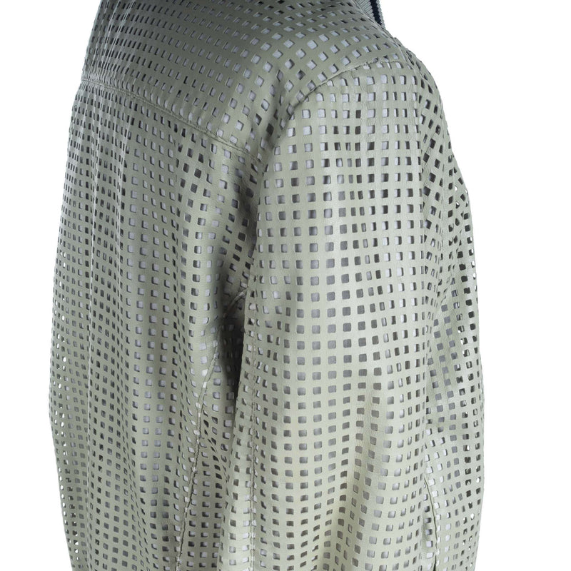 Hettabretz - Perforated Lambskin College Jacket/Blouson - Jacket | Outlet & Sale