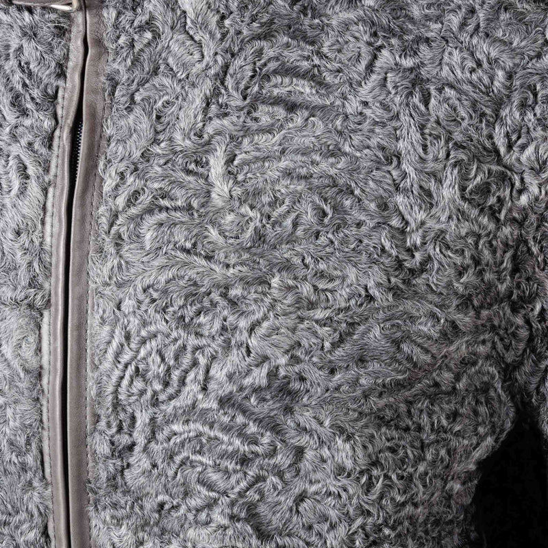 Hettabretz - Persian Lamb Coat with Lambskin details - Jacket | Outlet & Sale