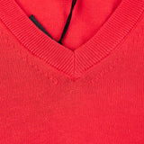 Hettabretz - Pima Cotton V-Neck Sweater - Sweater | Outlet & Sale