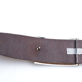 Hettabretz - Rectangular Logo Yellow Alligator Belt - Belt | Outlet & Sale