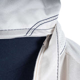 Hettabretz - Silk and Lambskin White Blouson - Jacket | Outlet & Sale