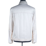 Hettabretz - Silk and Lambskin White Blouson - Jacket | Outlet & Sale