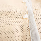 Hettabretz - Silk Cardigan with Perforated Lambskin - Sweater | Outlet & Sale