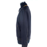 Hettabretz - Silk with asymmetrical Lambskin Blouson - Jacket | Outlet & Sale