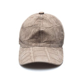 Hettabretz - Suede Crocodile Luxury Cap - Gray - Hat | Outlet & Sale