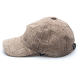 Hettabretz - Suede Crocodile Luxury Cap - Gray - Hat | Outlet & Sale