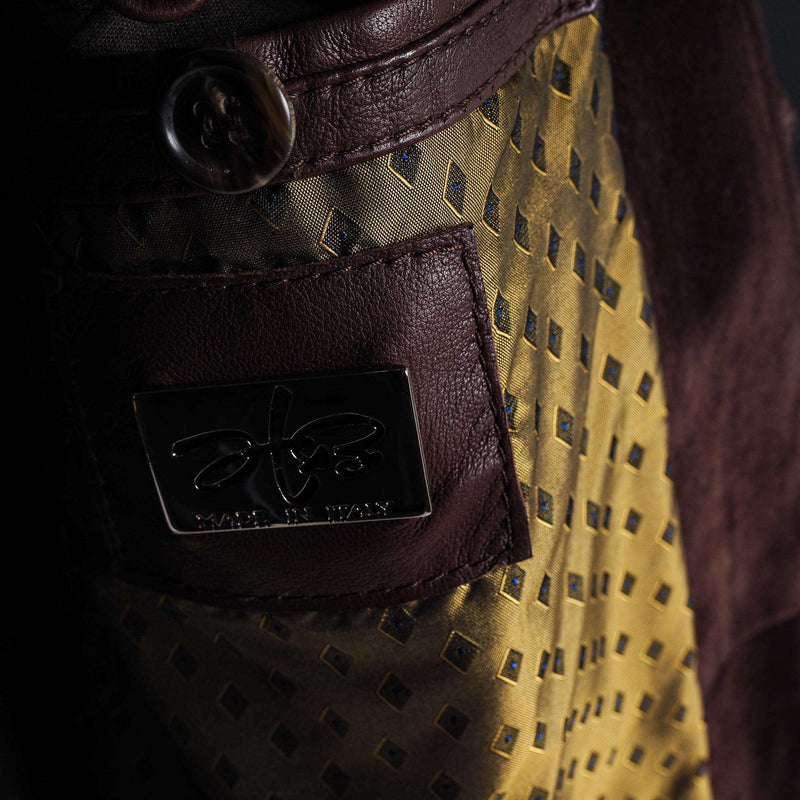 Hettabretz - Suede Long Leather Safari Jacket - Jacket | Outlet & Sale