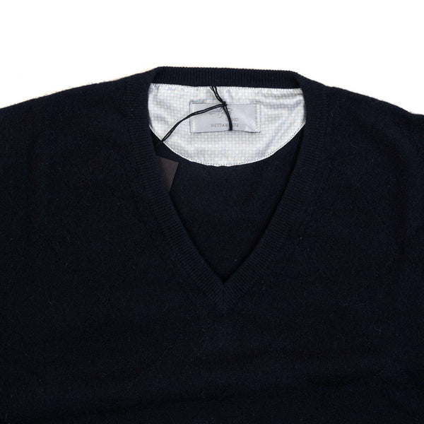 Hettabretz - Thick V-Neck Cashmere Sweater - Sweater | Outlet & Sale