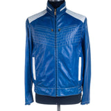 Hettabretz - Vintage Lambskin Jacket with White Matt Alligator trim - Jacket | Outlet & Sale