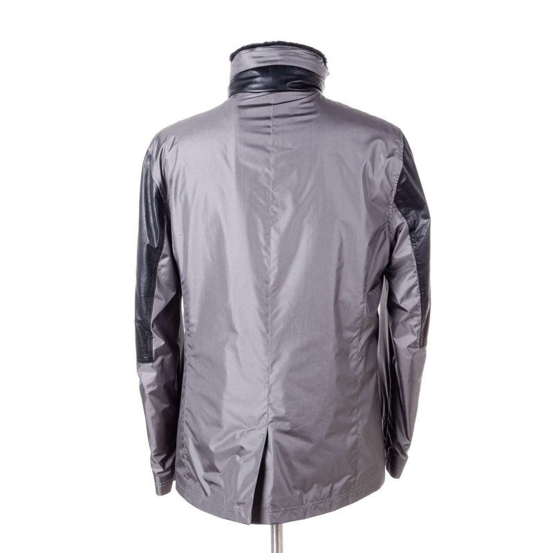 Hettabretz - Waterproof Silk Coat with Kangaroo leather trim - Jacket | Outlet & Sale