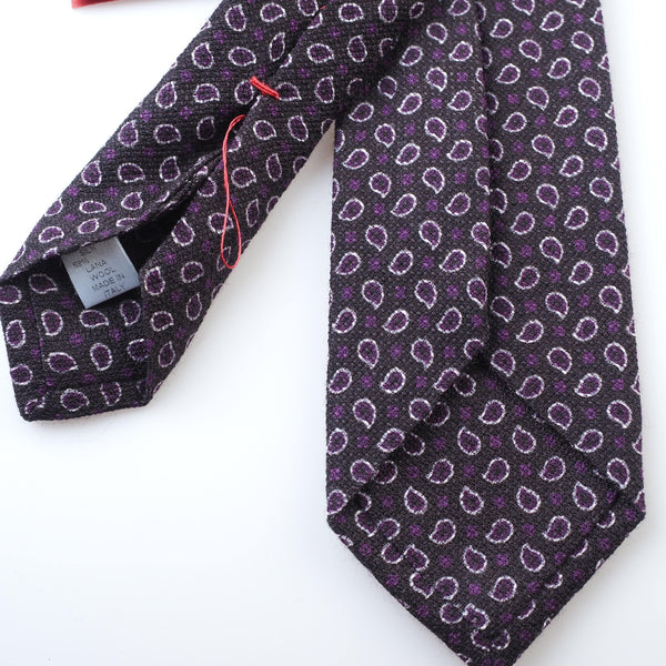 ISAIA - Tie "4 Fold" Mini Multicolor Paisley - Tie | Outlet & Sale