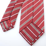 ISAIA - Tie "4 Fold" Multicolor stripes - Tie | Outlet & Sale