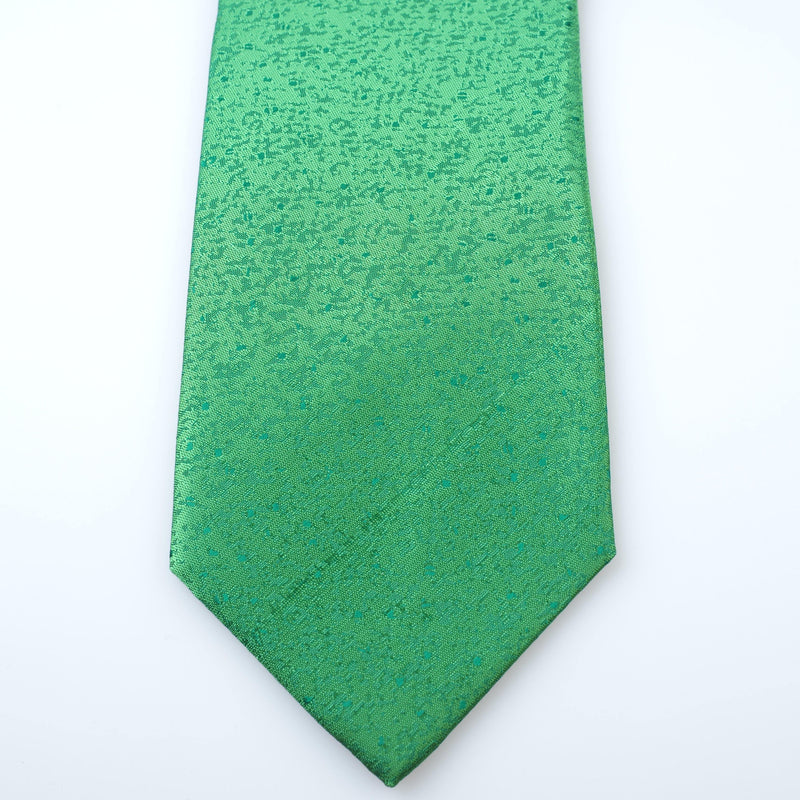 ISAIA - Tie "5 Fold" Green Dots - Tie | Outlet & Sale