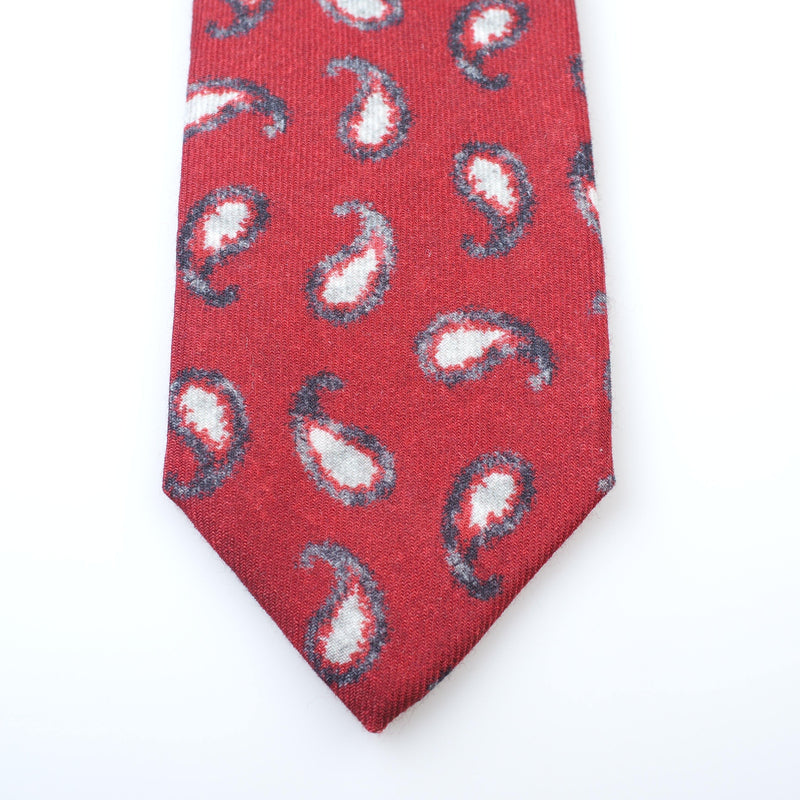 ISAIA - Tie "7 Fold" Mini Paisley - Tie | Outlet & Sale