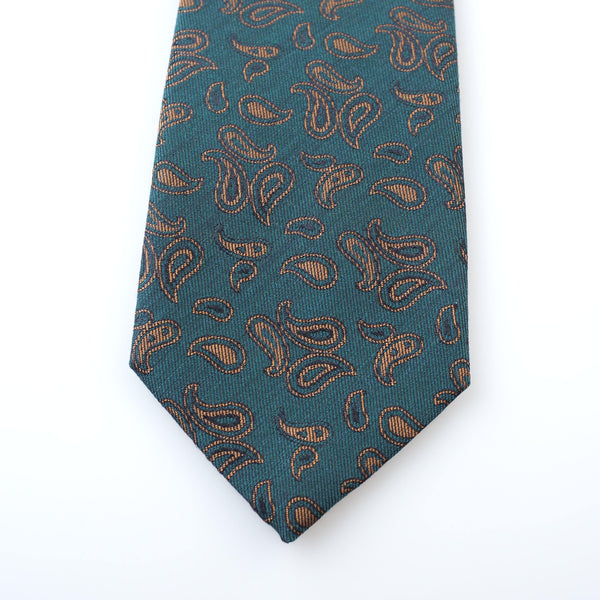 ISAIA - Tie "7 Fold" Mini Paisley - Tie | Outlet & Sale