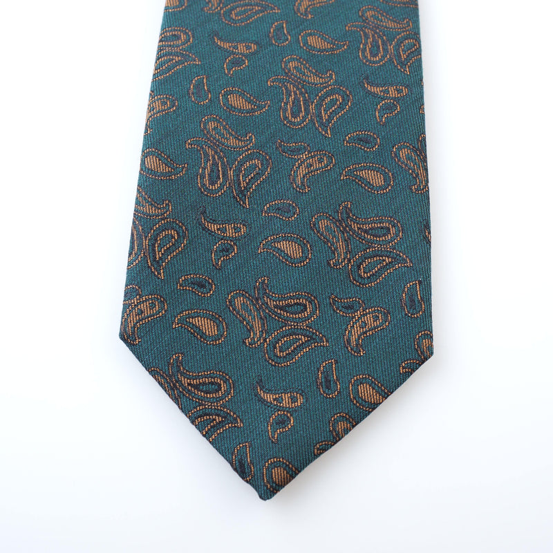 ISAIA - Tie "7 Fold" Mini Paisley - Tie | Outlet & Sale