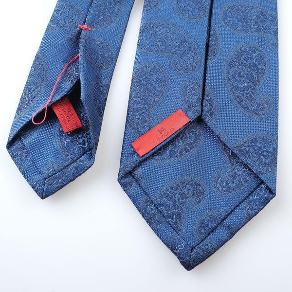 ISAIA - Tie "7 Fold" Mini Paisley - Tie | Outlet & Sale