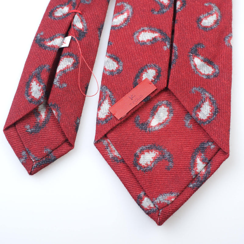 ISAIA - Tie "7 Fold" Mini Paisley - Tie | Outlet & Sale