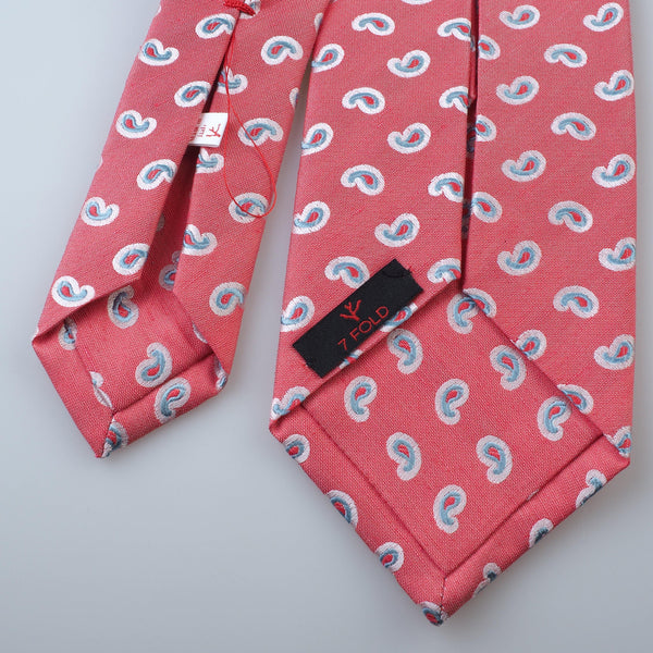 ISAIA - Tie "7 Fold" Mini Paisley - Tie | Outlet & Sale