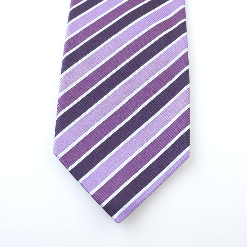 ISAIA - Tie "7 Fold" Multicolor Stripes - Tie | Outlet & Sale