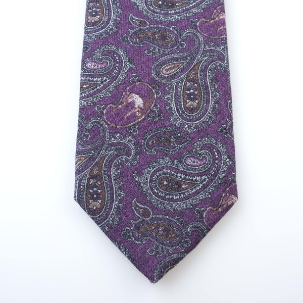 ISAIA - Tie "7 Fold" Paisley - Tie | Outlet & Sale