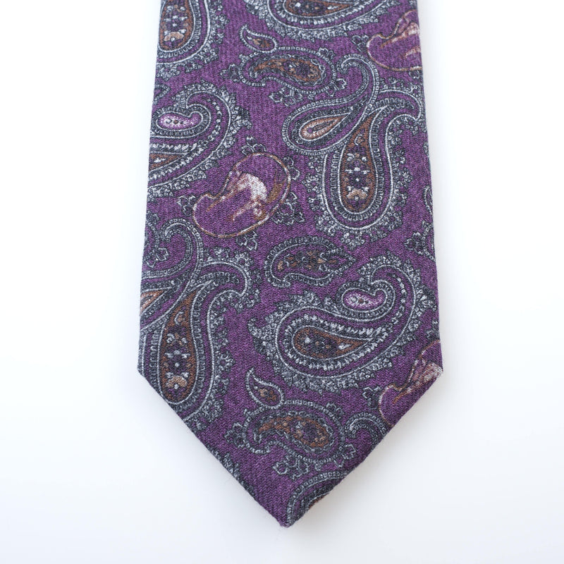 ISAIA - Tie "7 Fold" Paisley - Tie | Outlet & Sale