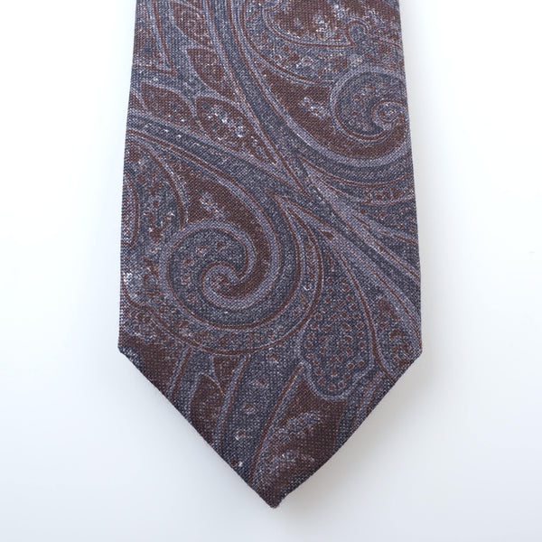 ISAIA - Tie "7 Fold" Paisley - Tie | Outlet & Sale