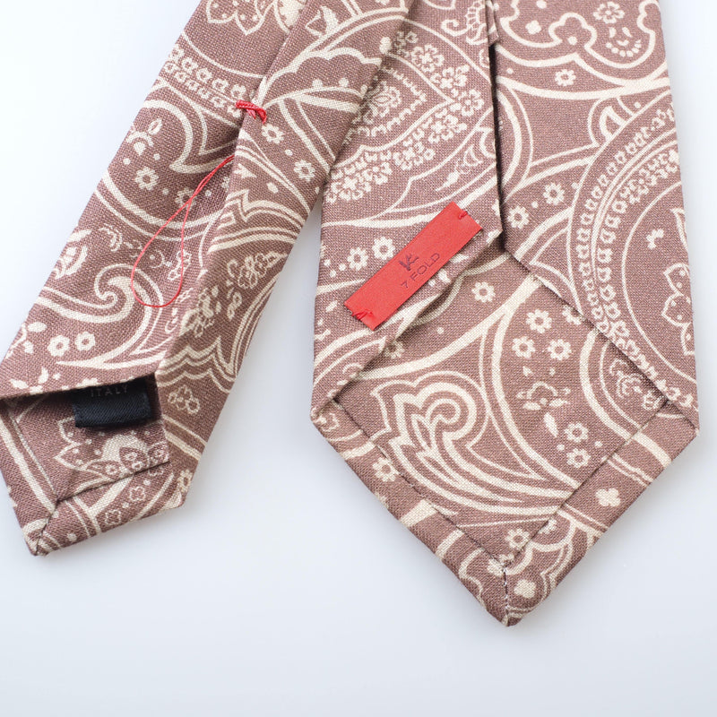 ISAIA - Tie "7 Fold" Paisley - Tie | Outlet & Sale