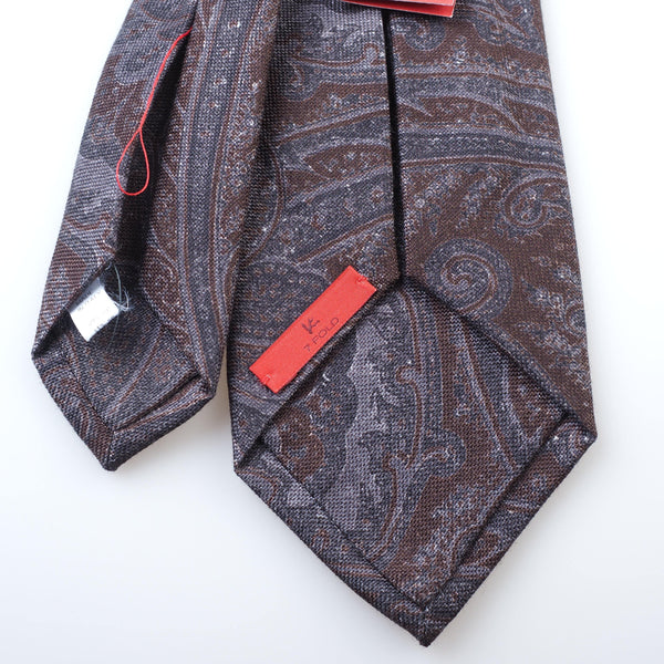 ISAIA - Tie "7 Fold" Paisley - Tie | Outlet & Sale