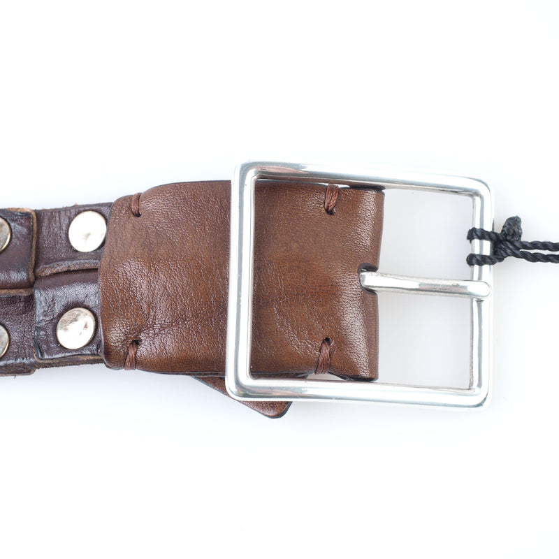 Kiton - Casual Leather Belt Silver Buckle - Belt | Outlet & Sale