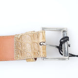 Kiton - Classic Alligator Leather Belt Silver Buckle - Belt | Outlet & Sale