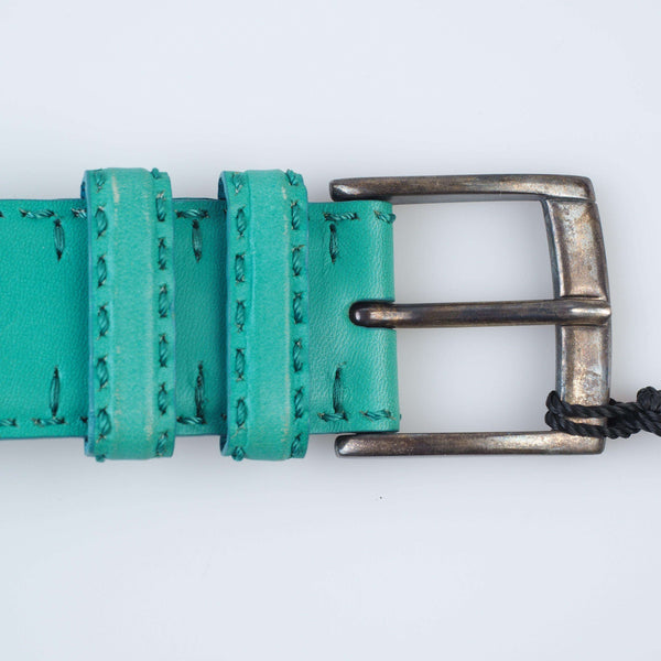 Kiton - Classic Leather Belt Stirlingsilver Buckle - Belt | Outlet & Sale