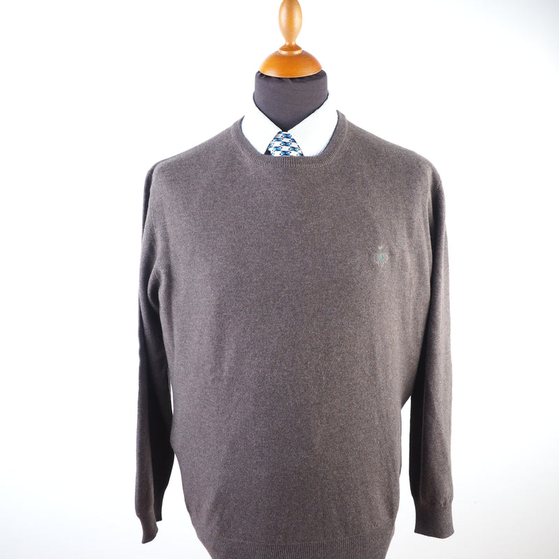 Luigi Borrelli - Crewneck Wool-Cashmere Sweater - Sweater | Outlet & Sale