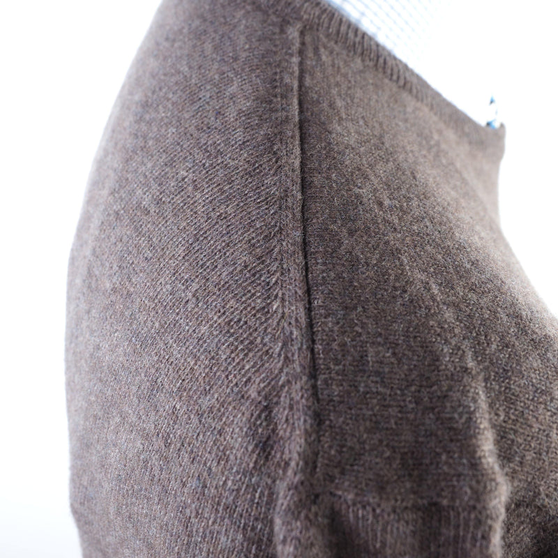 Luigi Borrelli - Crewneck Wool-Cashmere Sweater - Sweater | Outlet & Sale
