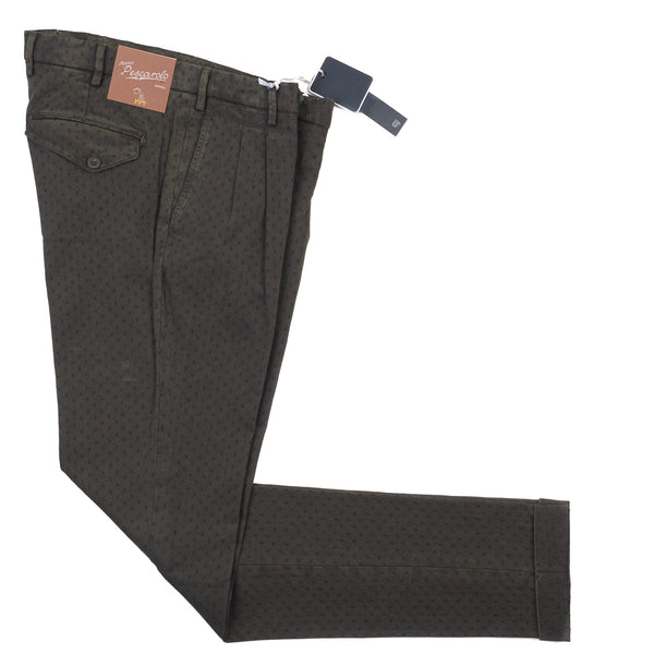 Marco Pescarolo - Casual Double Pleat Polka Dot Pants - Pant | Outlet & Sale