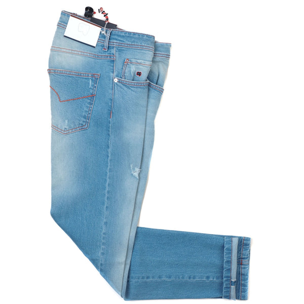 Marco Pescarolo - Casual KURABO Nerano Selvedge Denim - Jeans | Outlet & Sale