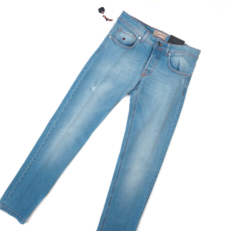 Marco Pescarolo - Casual KURABO Nerano Selvedge Denim - Jeans | Outlet & Sale