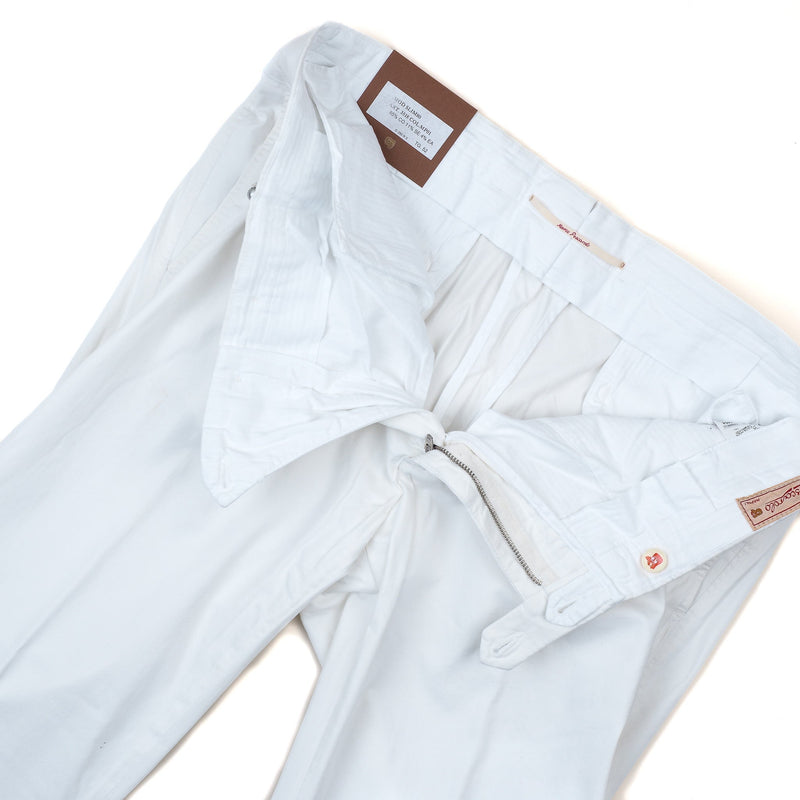 Marco Pescarolo - Casual Slim Cotton/Silk Pants - Pant | Outlet & Sale