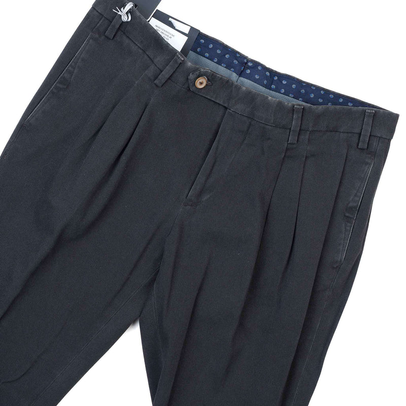 Marco Pescarolo - Pleated 7/8 thick Cotton Pants - Pant | Outlet & Sale