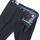 Marco Pescarolo - Pleated 7/8 thick Cotton Pants - Pant | Outlet & Sale