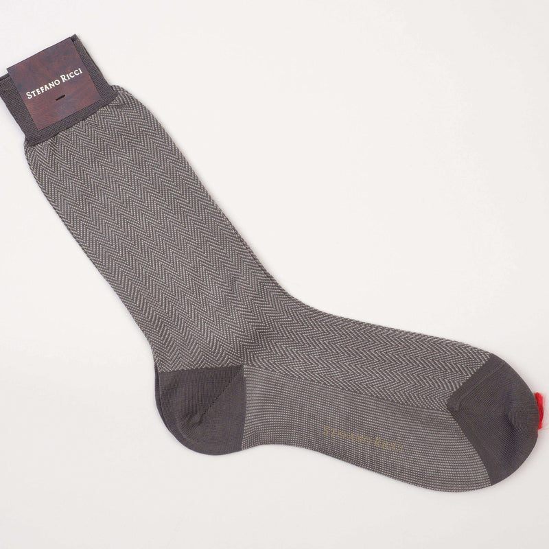 Stefano Ricci - Luxury Short Socks "Geometric" - Socks | Outlet & Sale