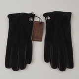 Stefano Ricci - Suede Leather gloves Cashmere lining Eagle - Gloves | Outlet & Sale